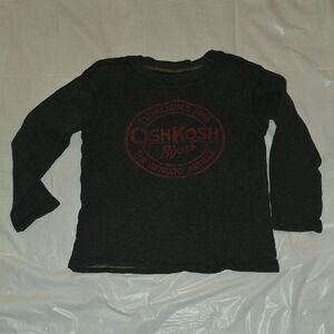 OshKosh B'gosh Boys Gray Sweater With Logo Size 5